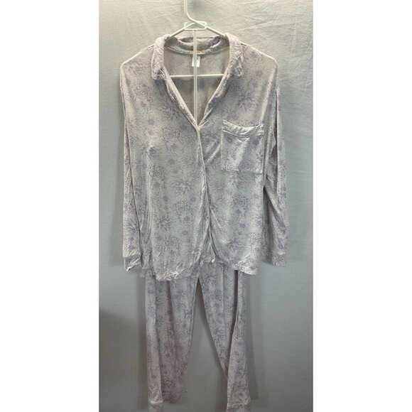 Eberjey Pajamas Womens Small Purple floral Modal Stretch Pajama Set‎ Sleepwear - Picture 1 of 16